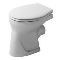 Stand wc Duraplus Bambi Flachspüler, Abgang waagerecht, weiss - 0106090000 - Duravit