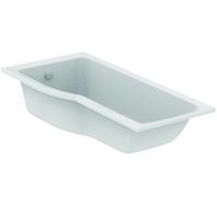 Ideal Standard Connect Air inbouwbad met douchezone links 170x80cm acryl wit zonder potenset E113401