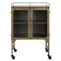 Metalen kast Thorne antique brass