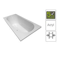 Boss&wessing BWS Inbouw Duo Ligbad Portus Acryl 170x70x43 cm Wit
