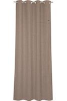 Esprit Gordijn Harp HxB: 250x140, ondoorzichtig, met leren label(BxH) 140 x 250 cm (1 stuk)
