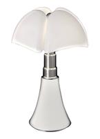 Martinelli Luce In hoogte verstelbare tafellamp PIPISTRELLO, wit