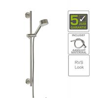 Boss&wessing BWS Luxe Glijstangset Chepri Compleet RVS Look