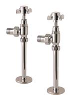 Eastbrook Valve klassieke radiator aansluitset chroom