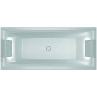 Riho Ligbad  Still Square met LED en Hoofdsteun 170x75 cm Acryl Wit (Links en Rechts)