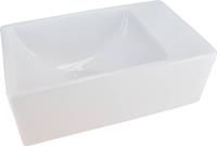 Waschbecken ohne Armaturloch 30,5x18x11 cm Weiß - Saqu
