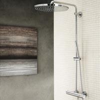 Grohe Rainshower 400 Systeem douchesysteem met thermostatische mengkraan, chroom