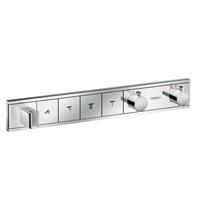 Hansgrohe RainSelect afbouwdeel voor inbouw douchekraan thermostatisch voor 4 functies 59.8x9cm chroom 15357000