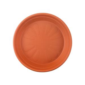 Universele schotel rond 27cm terra