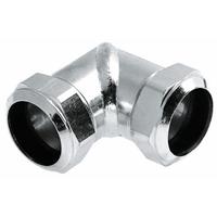 Bonfix Staalverzinkte knelfitting - Kniekoppeling 105 - 2 x knel - 22mm x 22mm
