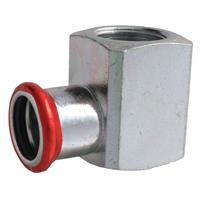 Bonfix Persfitting C-Staal Knie Binnendraad 1/2 x 15mm