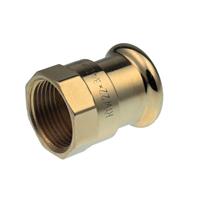 Vsh Fabrieken Xpress Koper straight Connector vsh female / female 28mmx3 / 4 cu