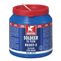 griffon Resist-2 zilversoldeer 2 mm, massief 500 gram