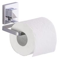 Douche Concurrent Toiletrolhouder Wenko Quadro Vacuumloc RVS Chroom Glans Vierkant