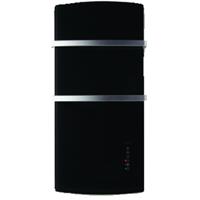 DRL E-COMFORT DEVA Elektrische Radiator - met fanheater - 105x52cm - glas - 1500watt - zwart 228502