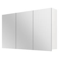 Differnz kast 100x60x15cm 3 deuren met spiegel MDF Wit 36.704.10