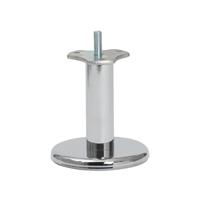 Meubelpootjes Chromen ronde meubelpoot 8,5 cm (M8)
