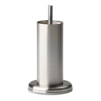Meubelpootjes Ronde RVS meubelpoot 12 cm (M8)