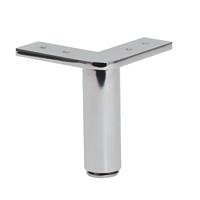 Meubelpootjes Chromen hoek meubelpoot 12 cm