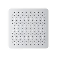 Wiesbaden UFO inbouw-hoofddouche plafond vierkant 50x50x2cm chroom
