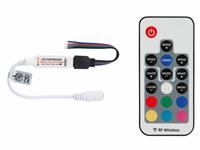 vellight MINI RGB LED-CONTROLLER - 1 KANAAL - MET RF-AFSTANDSBEDIENING