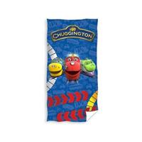 Chuggington badlaken 3 treinen blauw 140 x 70 cm