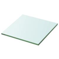 VidaXL Wandschap transparant 20x20 cm glas