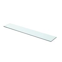 VidaXL Wandschap transparant 70x12 cm glas