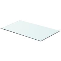 VidaXL Wandschap transparant 60x30 cm glas