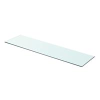 VidaXL Wandschap transparant 80x20 cm glas