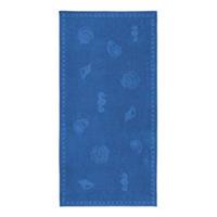 Seahorse strandlaken katoen Shells brilliant blue 100 x 200 cm