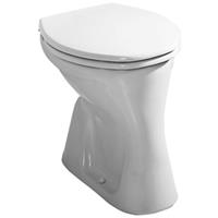 Plieger Brussel staand toilet vlakspoel AO, wit