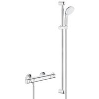 Grohe Grohtherm 800 douchemengkraan met thermostaat-glijstang 90 cm, chroom