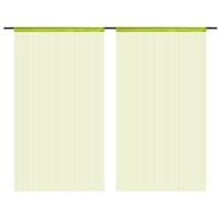 VidaXL Draadgordijnen 140x250 cm groen 2 st