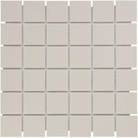 UCI London mozaïektegel 4.8x4.8x0.8cm voor vloer voor binnen en buiten vierkant Keramiek Wit LO1010