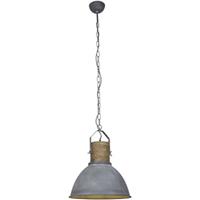Brilliant Leuchten Frida Pendelleuchte 39cm beton/holz