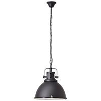 Brilliant Leuchten Jesper Pendelleuchte 38cm Glas schwarz