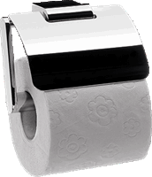 Emco System 2 toiletrolhouder met klep chroom 350000106