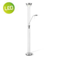 Home Sweet Home vloerlamp LED uplight 180 cm mat staal