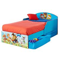 WORLDS APART Kinderbett de Luxe, PAW Patrol, blau, mit 2 Schubladen, 70 x 140 cm