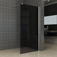 Wiesbaden Inloopdouche  Rookglas 10mm Nano coating (80, 90, 100, 120 en 140cm)