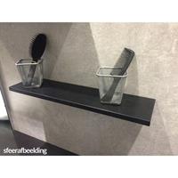 Saniclass Planchet 60 cm Hoogglans Zwart
