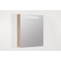 Saniclass Spiegelkast Double Face Exclusive Line 60cm Linksdraaiend Legno Calore