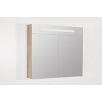 Saniclass Spiegelkast Double Face Exclusive Line 80cm Legno Calore