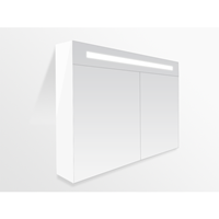 Saniclass Spiegelkast Double Face Exclusive Line 100cm Mat Wit