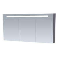 Saniclass Spiegelkast Double Face Exclusive Line 140cm Hoogglans Grijs