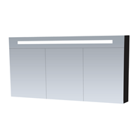 Saniclass Spiegelkast Double Face Exclusive Line 140cm Hoogglans Zwart