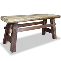 vidaXL Bank 100x28x43 cm gemengd gerecycled hout