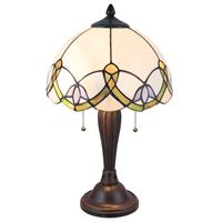 Clayre & Eef Tafellamp Tiffany Ø 30x50 cm E27/max 2x40W