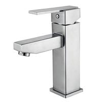Aqua Splash Dagda RVS Wastafelmengkraan Vierkant 